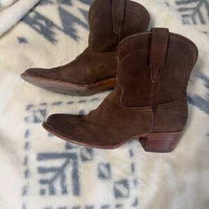 Freebird by Steven Dark Brown Ankle Booties
